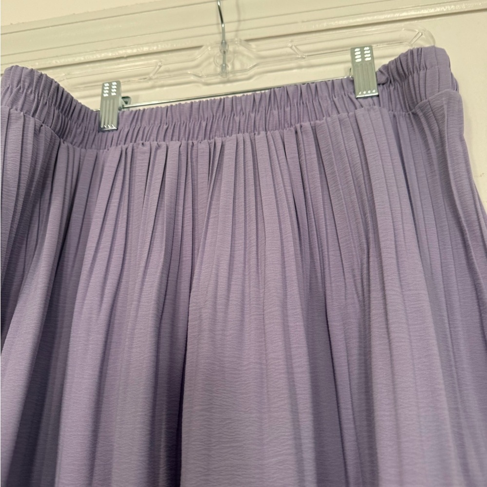 Lavender Tiered Maxi Skirt - Picture 3 of 4